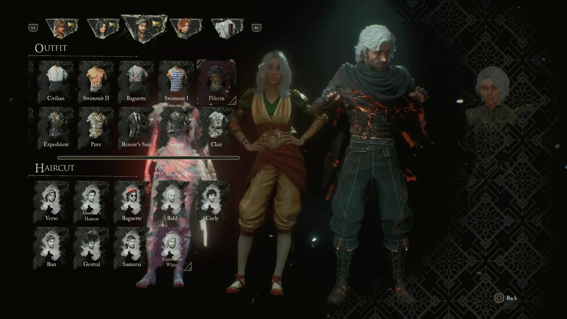 Verso trong trang phục Pèlerin (Kẻ Hành Hương) mang phong cách Dark Souls