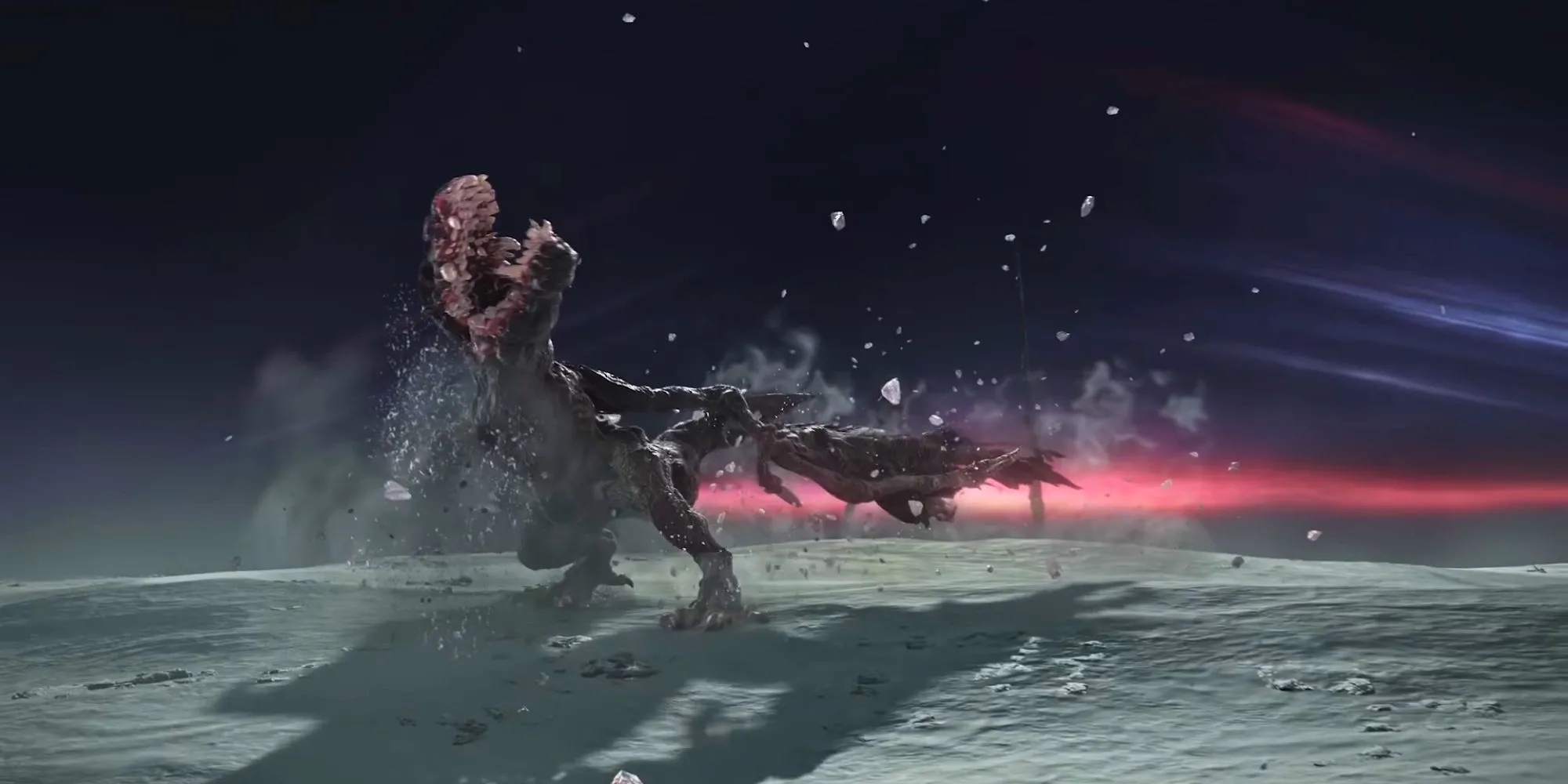 Adel, Baron of Night, đang tung đòn chớp nhoáng trong trận chiến tại Elden Ring Nightreign