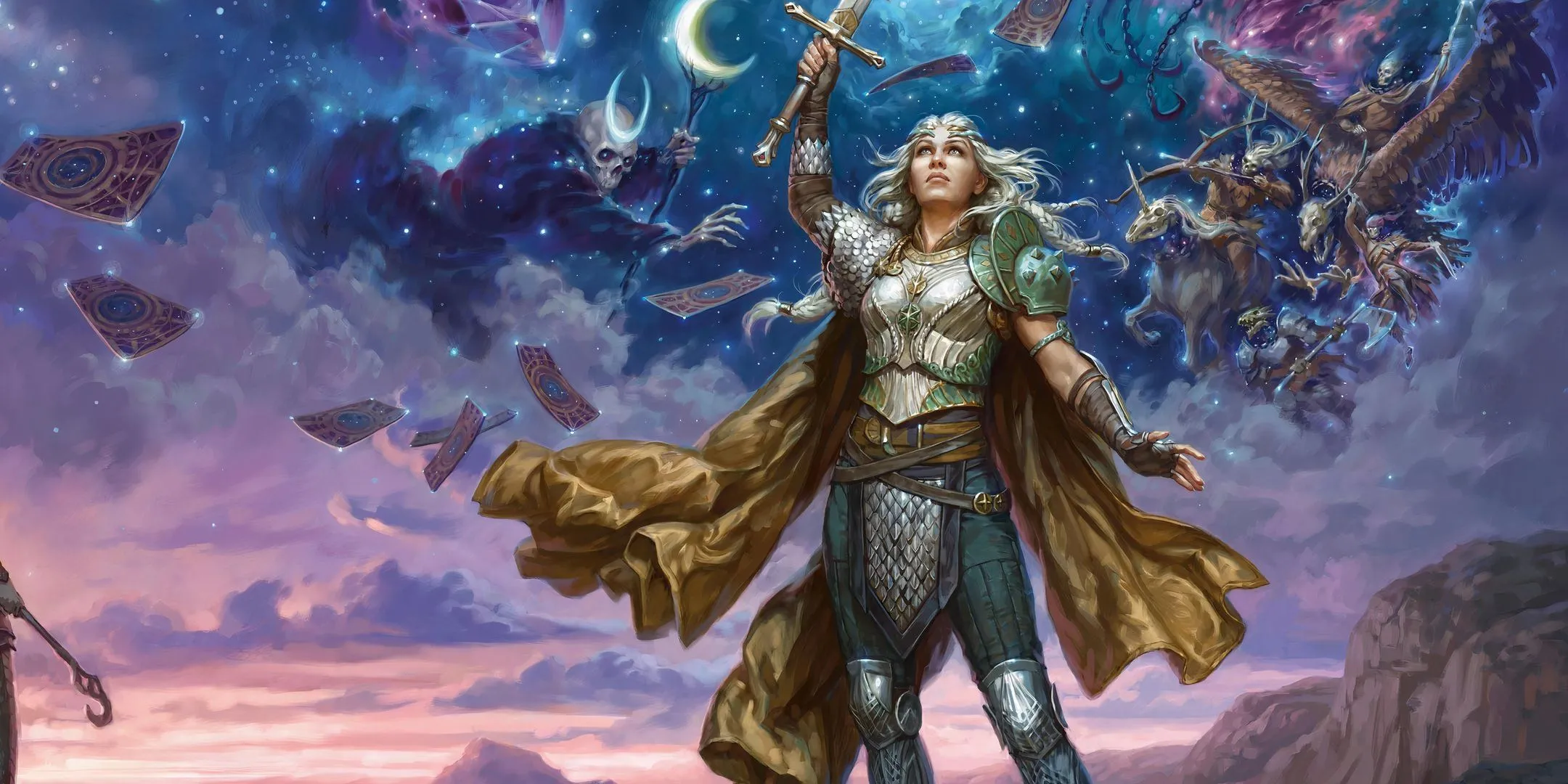 Ảnh bìa cuốn sách The Book of Many Things trong Dungeons &amp; Dragons, đại diện cho thiên hướng Lawful Good