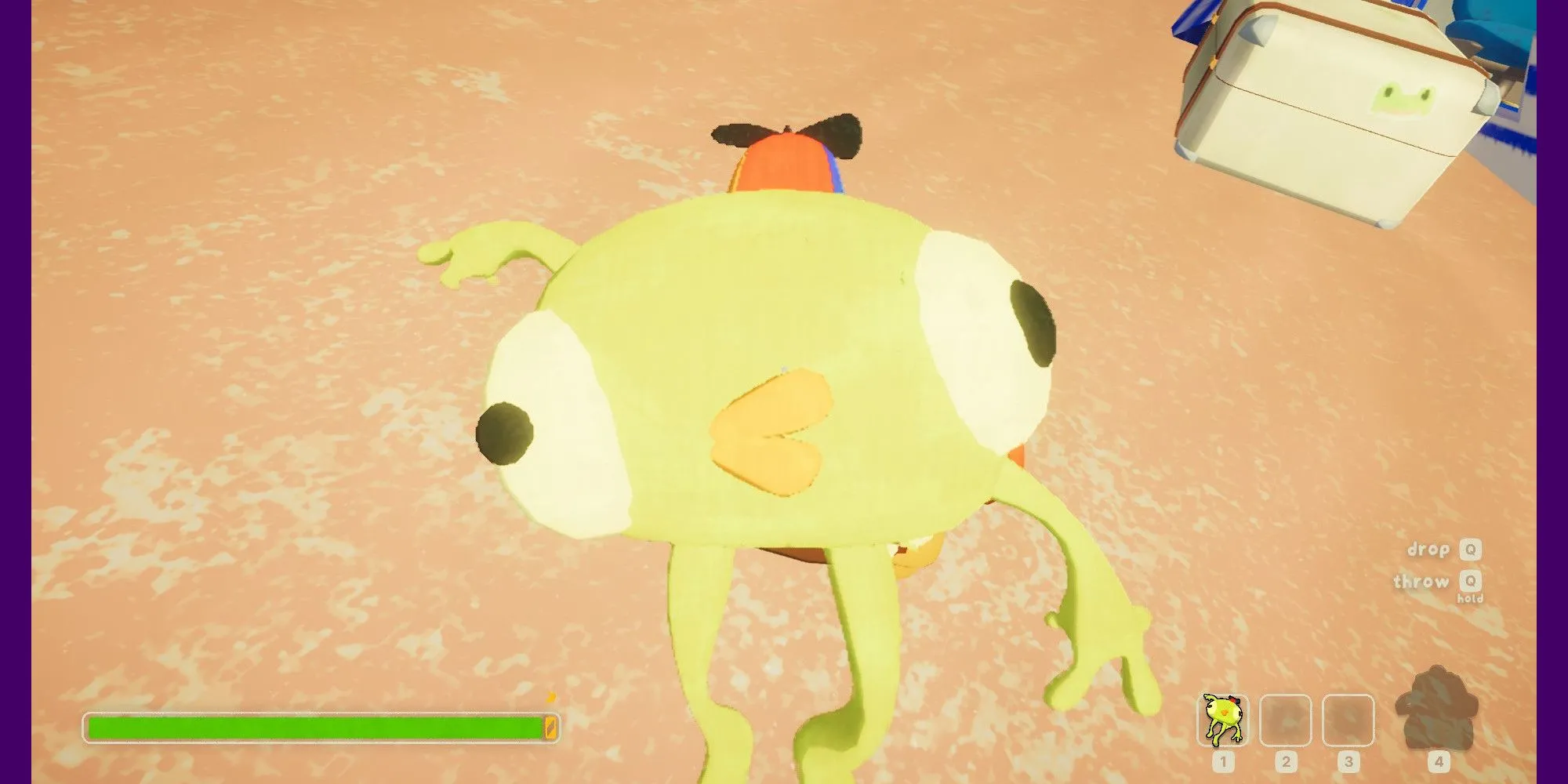Búp bê Bing Bong đáng yêu, biểu tượng của Huy hiệu Bing Bong trong game PEAK.