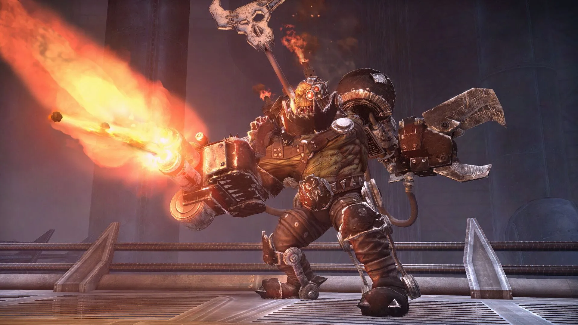 Cận cảnh chi tiết bộ giáp uy nghi của chiến binh Space Marine trong bản remaster