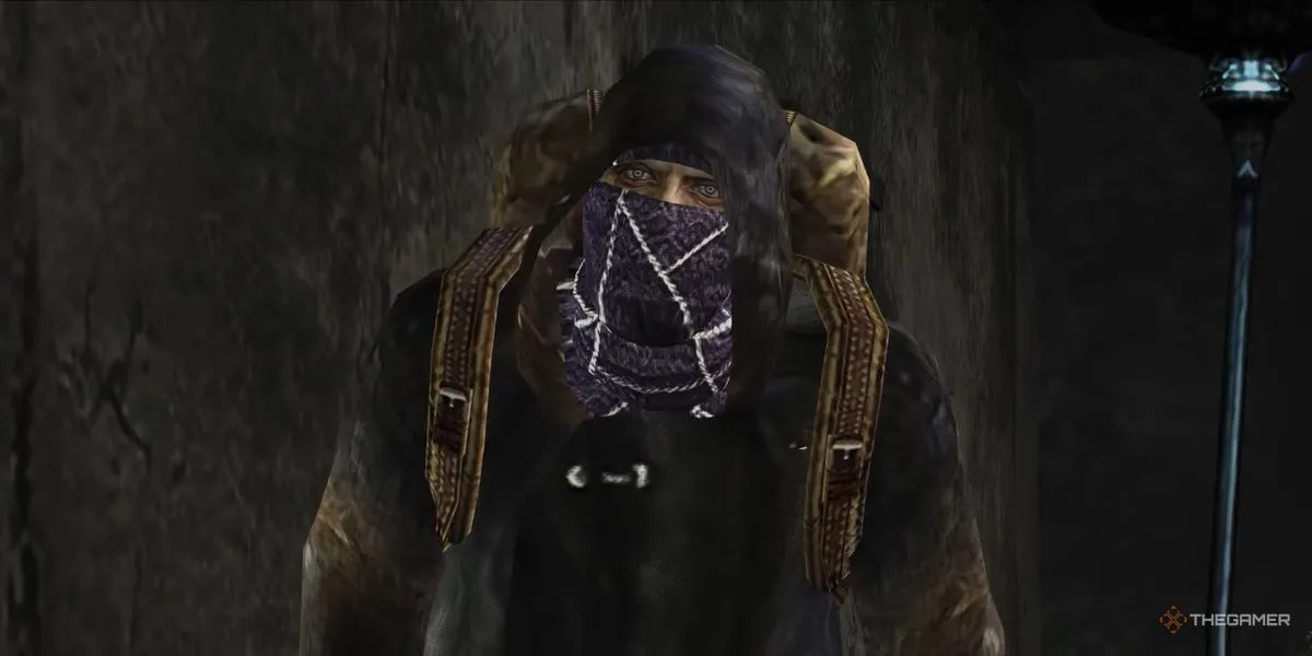 Cận cảnh Người buôn hàng trong Resident Evil 4 phiên bản 2005