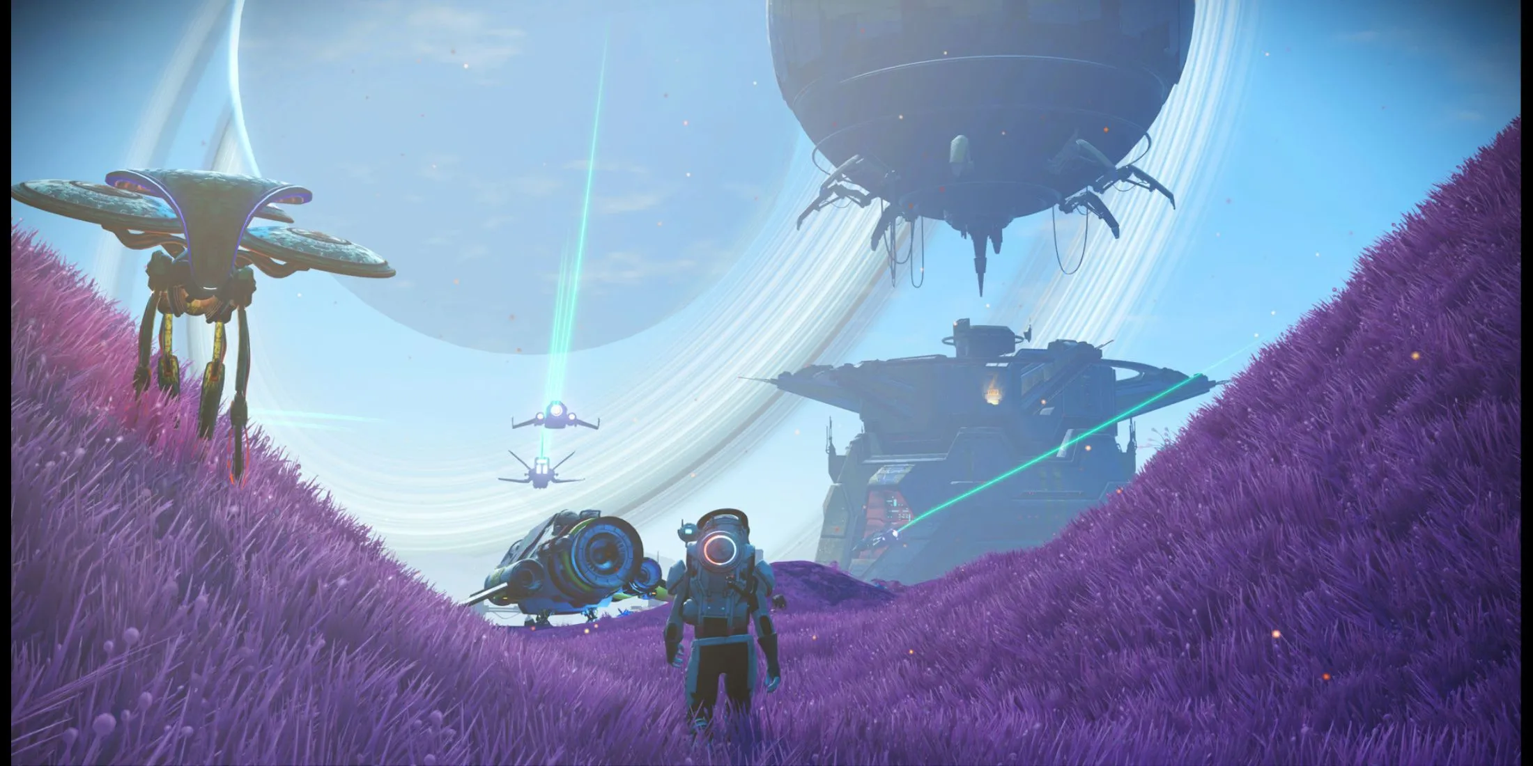 Căn cứ và tàu vũ trụ của người chơi trong No Man's Sky