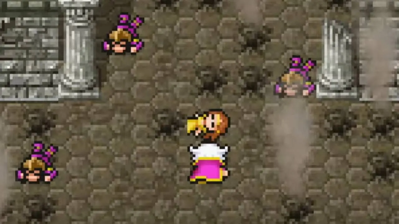Cảnh Anna, con gái của Tellah, qua đời trong Final Fantasy 4, một khoảnh khắc cảm động.