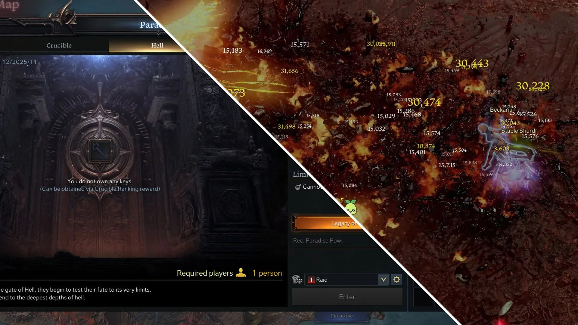 Chế độ Hell trong Lost Ark, nơi sử dụng chìa khóa Crucible để tìm kiếm phần thưởng quý giá