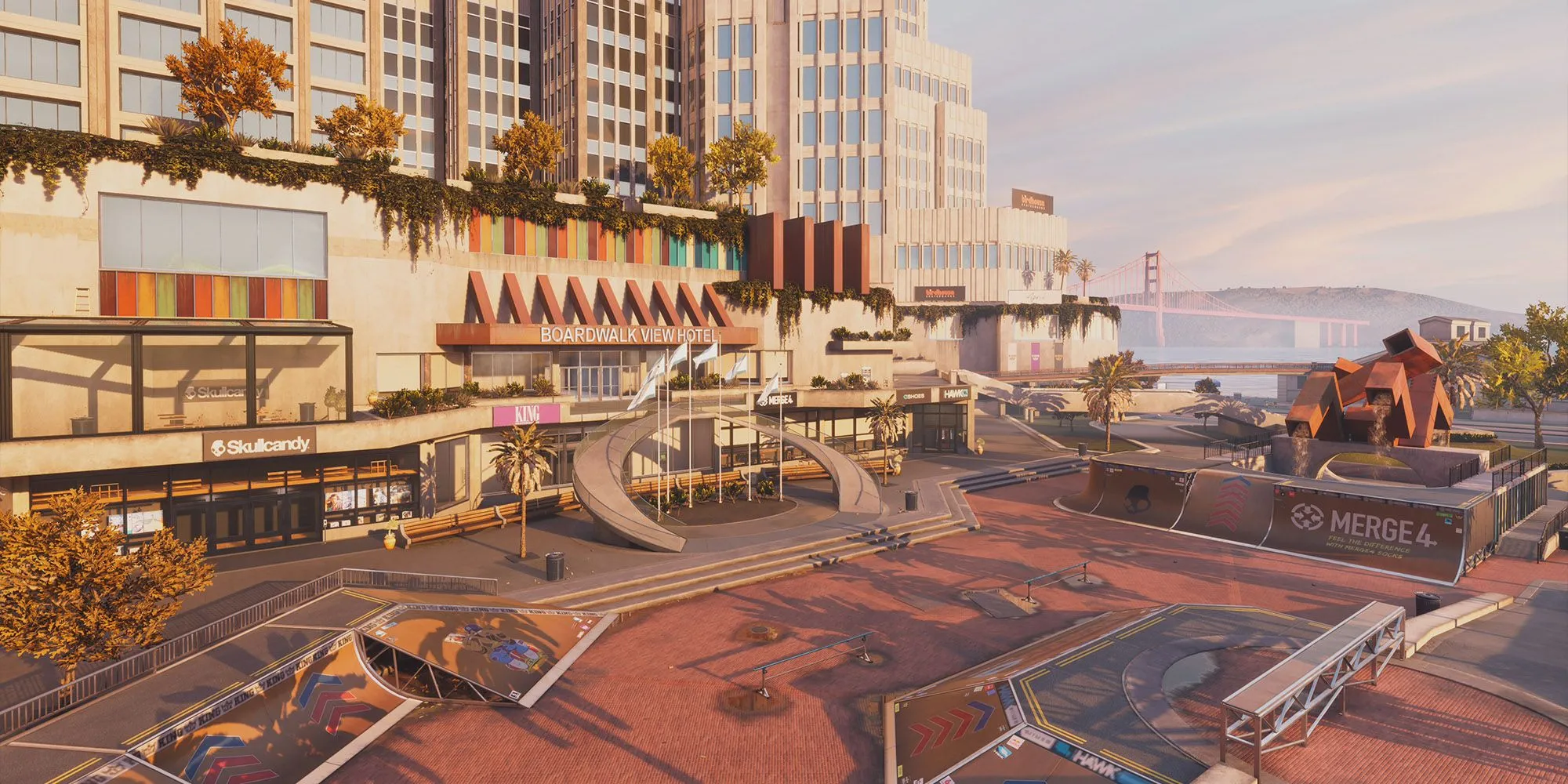 Game thủ trượt ván điêu luyện trong công viên nước bỏ hoang của Tony Hawk's Pro Skater 3 + 4, nơi mọi góc cạnh đều là sân chơi.