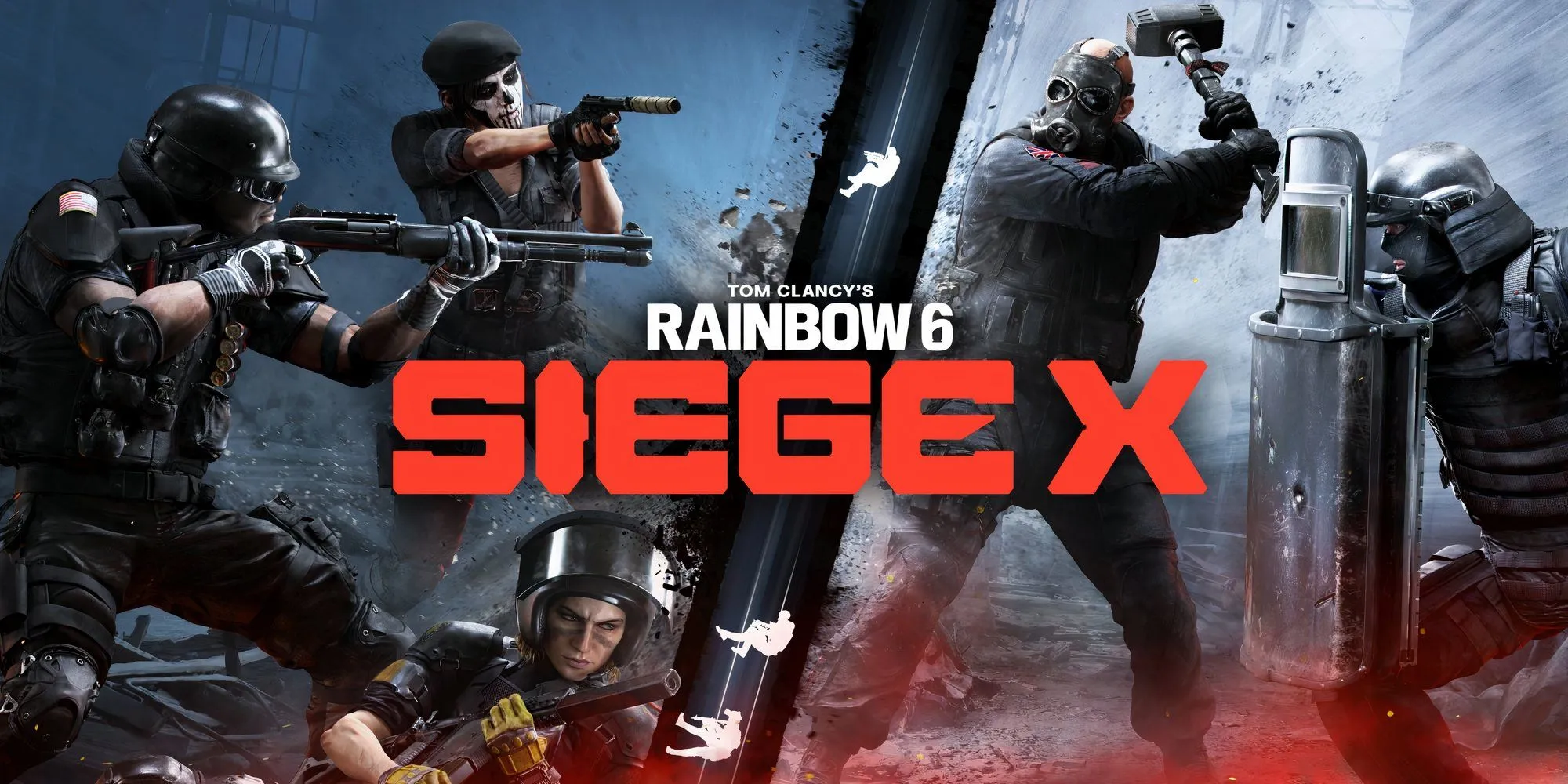 Giao diện game Tom Clancy's Rainbow Six Siege X hiển thị nhân vật Operator và bản đồ