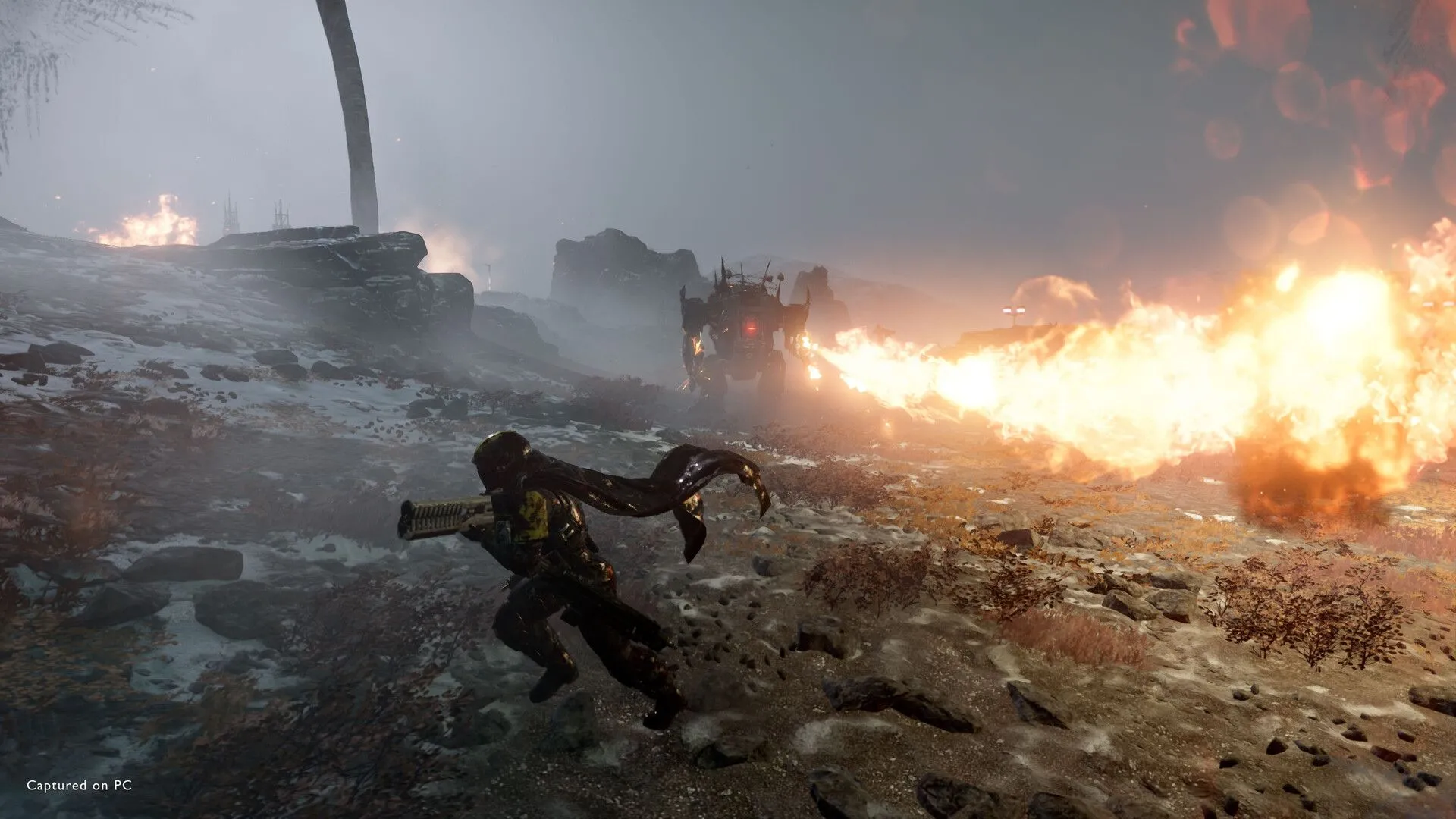 Helldivers 2: Lính Helldivers sử dụng thiết bị hỗ trợ trên chiến trường