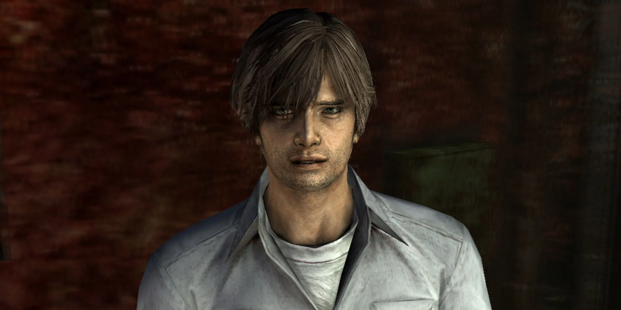 Henry Townshend lo sợ trong căn phòng bị giam cầm ở Silent Hill 4