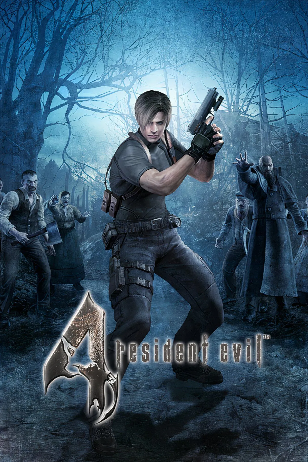 Hình ảnh cắt dán liên quan đến Resident Evil 4, minh họa cho phần game kinh dị sinh tồn nổi tiếng của Capcom