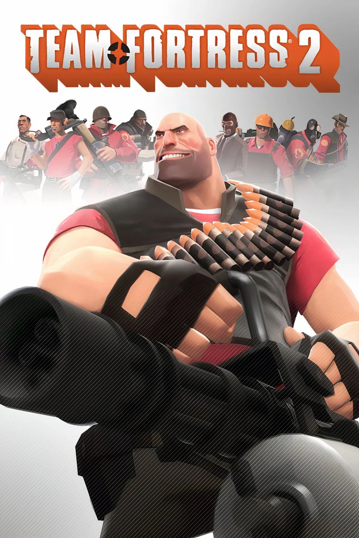 Hình ảnh cắt dán về Team Fortress 2, game bắn súng đồng đội phong cách hoạt hình