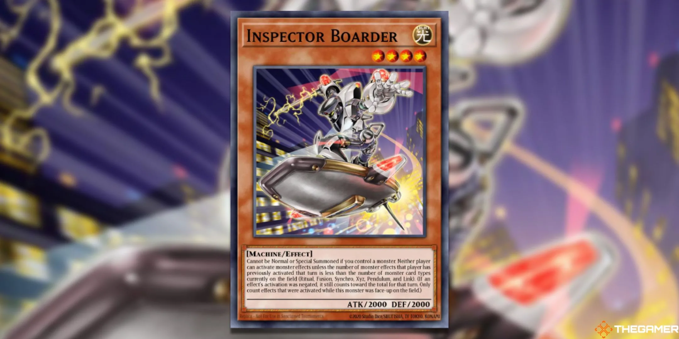 Hình ảnh thẻ bài Inspector Boarder Yu-Gi-Oh! TCG.