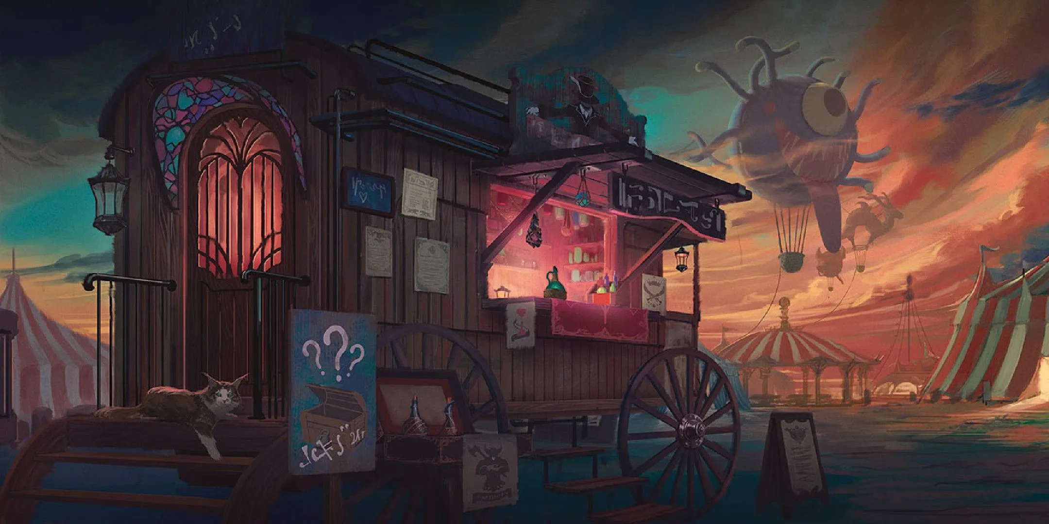 Hình minh họa Background Kẻ lừa đảo (Charlatan) của Luca Bancone trong D&amp;D.