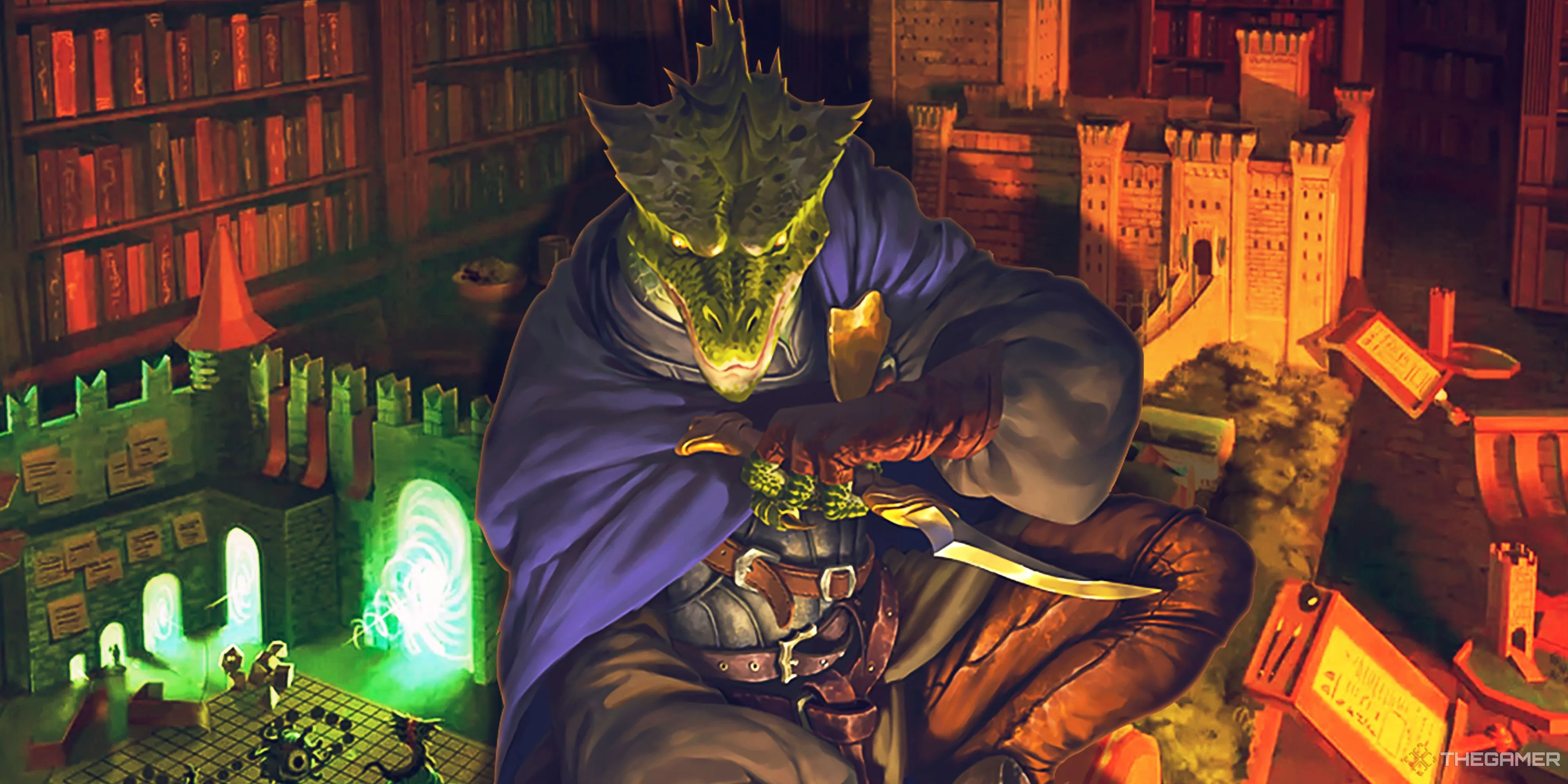 Hình minh họa mánh khóe gian lận của người chơi trong Dungeons & Dragons