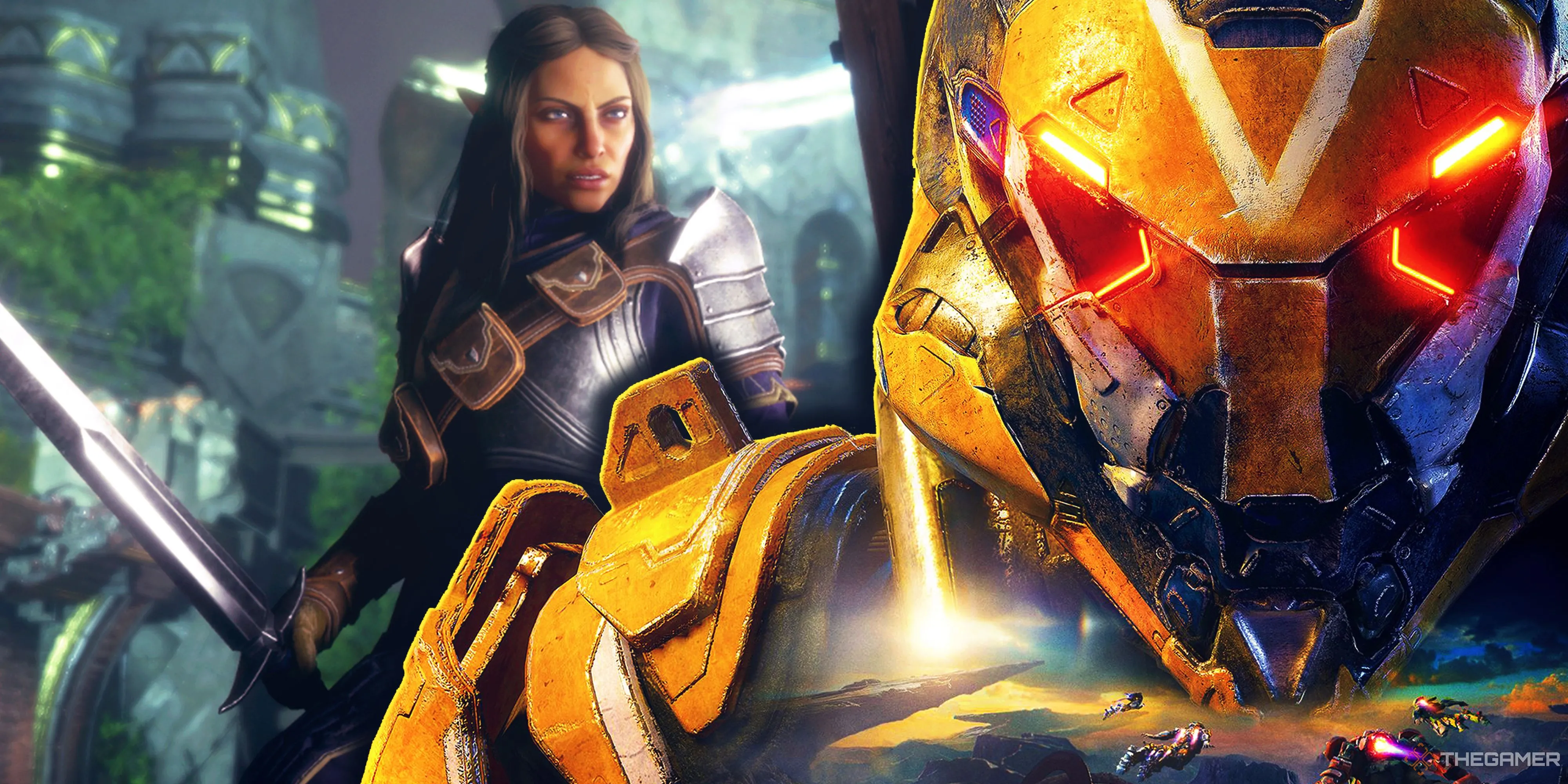 Javelin mạnh mẽ của Anthem và nhân vật Dragon Age: The Veilguard, đại diện cho di sản BioWare.