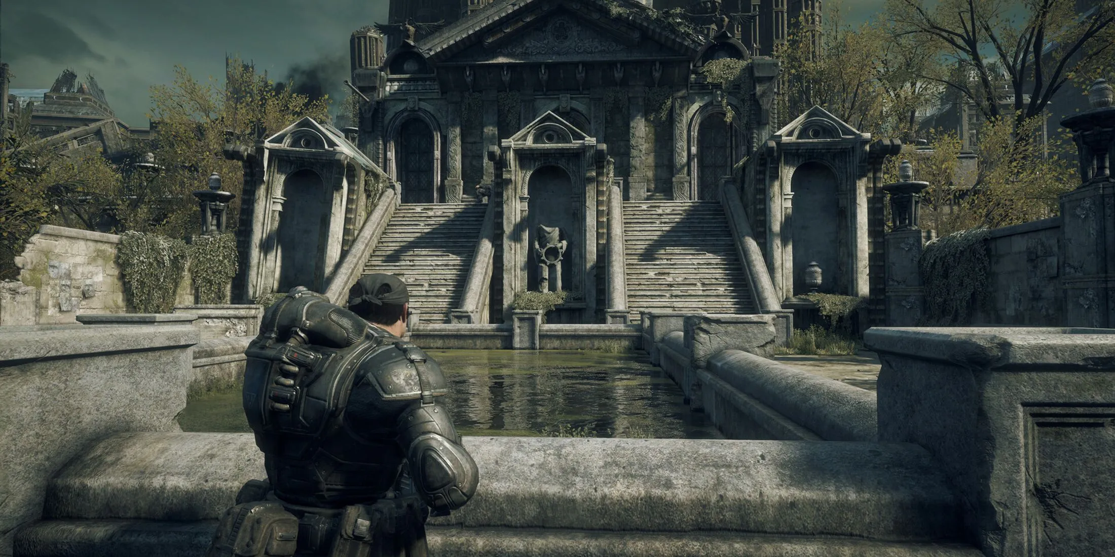 Khung cảnh khám phá trong Gears of War Reloaded