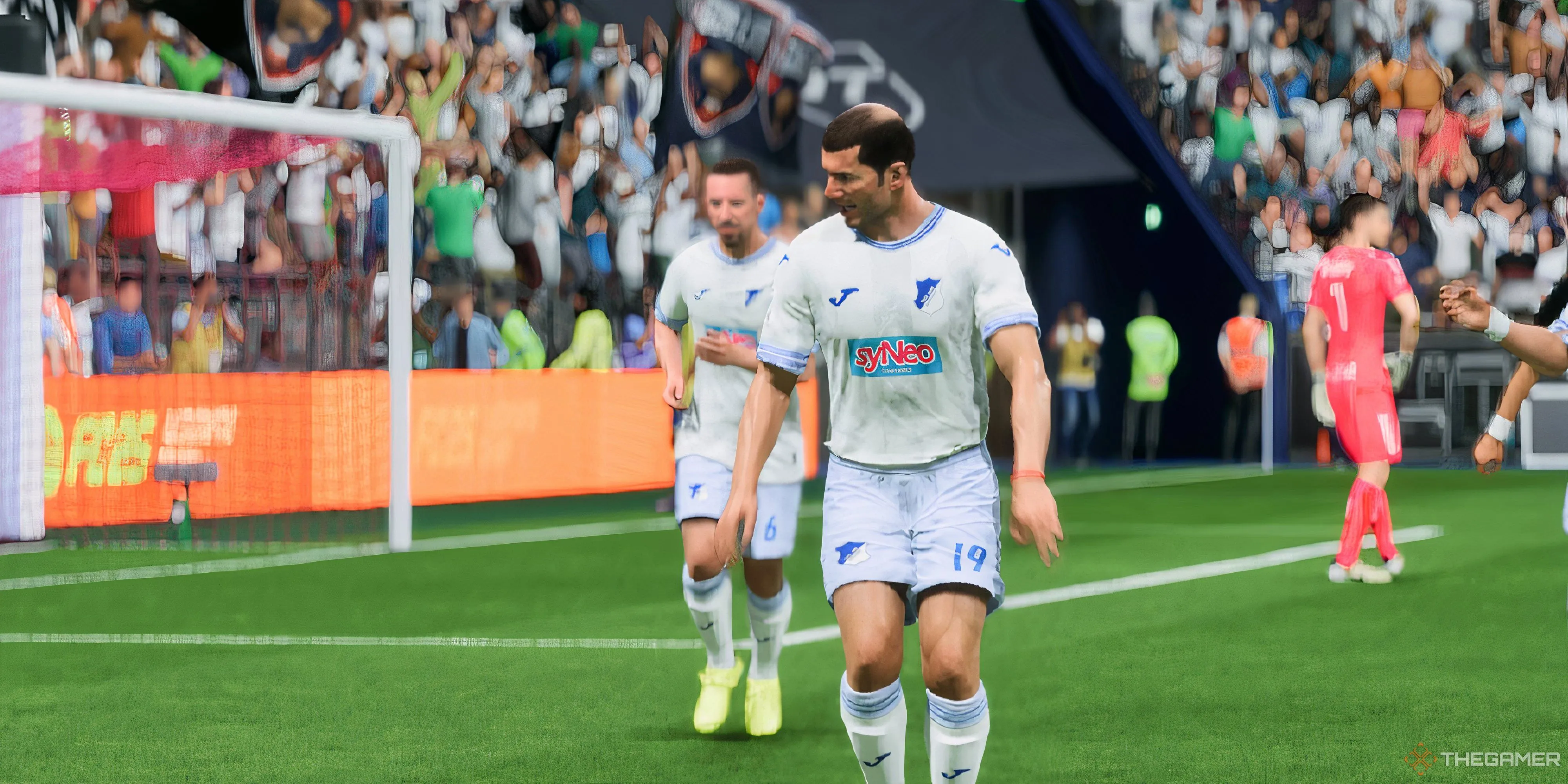 Một game thủ ăn mừng sau khi ghi bàn trong EA Sports FC 25, bối cảnh cho hành vi rage quit.