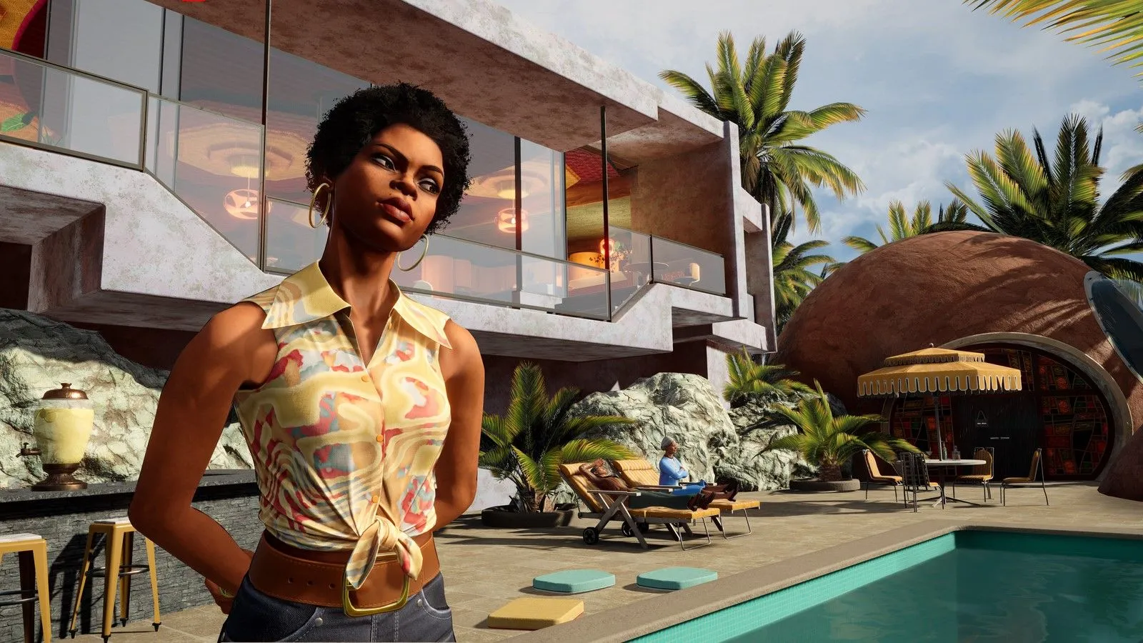 Nhân vật mới Jane Royce với phong cách thập niên 70, sẵn sàng khám phá những bí ẩn trong game Death on the Nile.