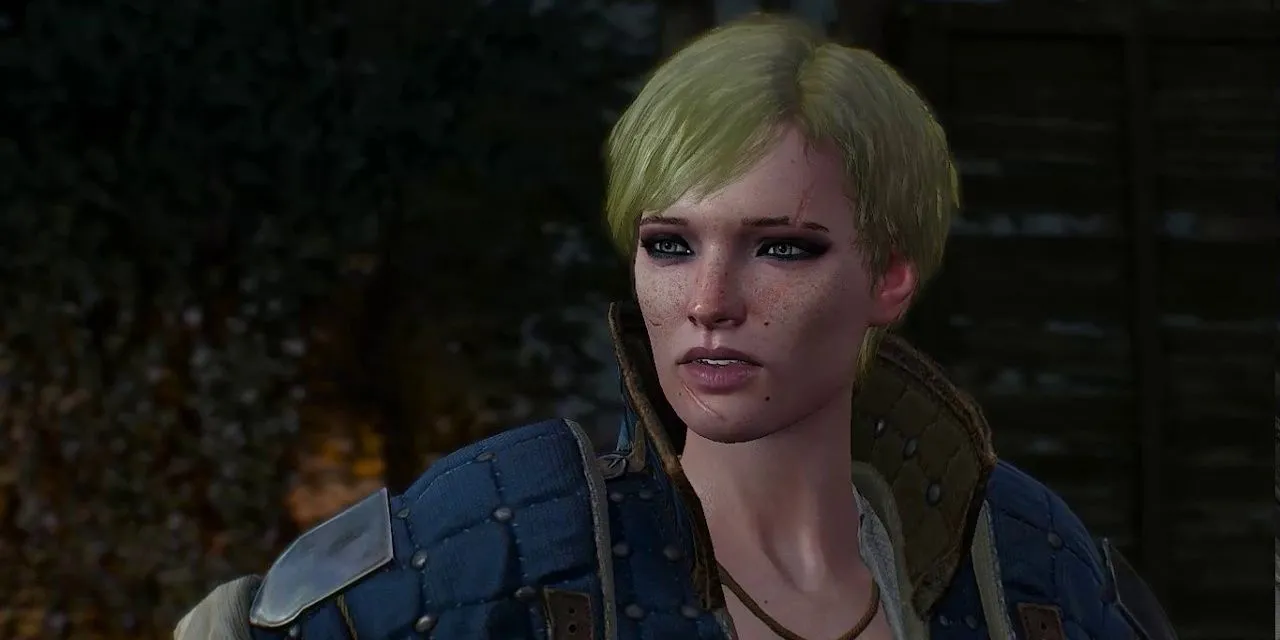 Nhân vật Ves trong The Witcher 3, liên quan đến các nhiệm vụ bảo vệ gây ức chế.