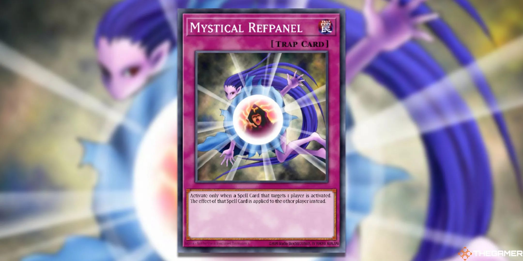 Thẻ bài bẫy Mystical Refpanel trong Yu-Gi-Oh! TCG.