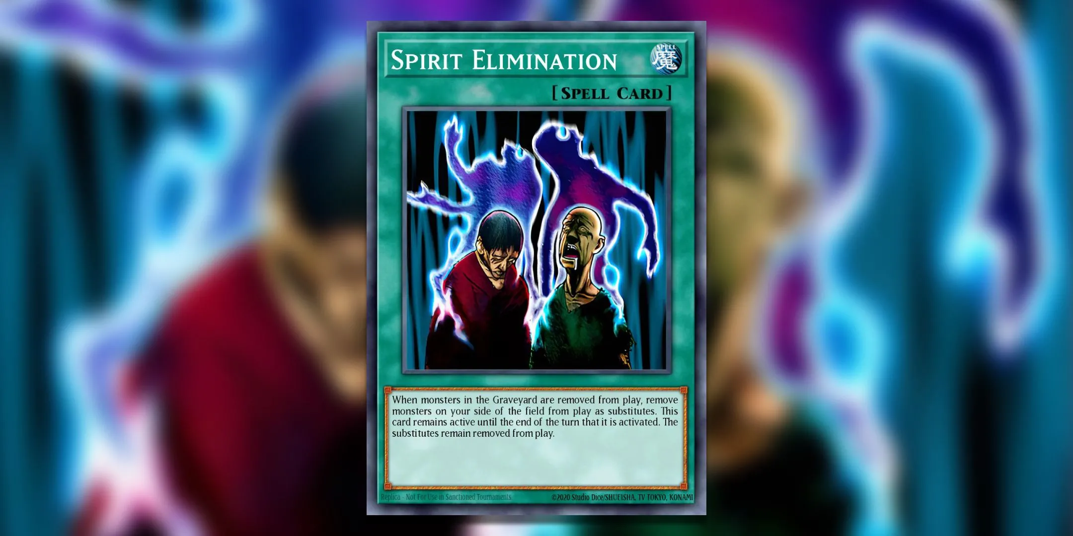 Thẻ bài bẫy Spirit Elimination từ Yu-Gi-Oh! TCG.