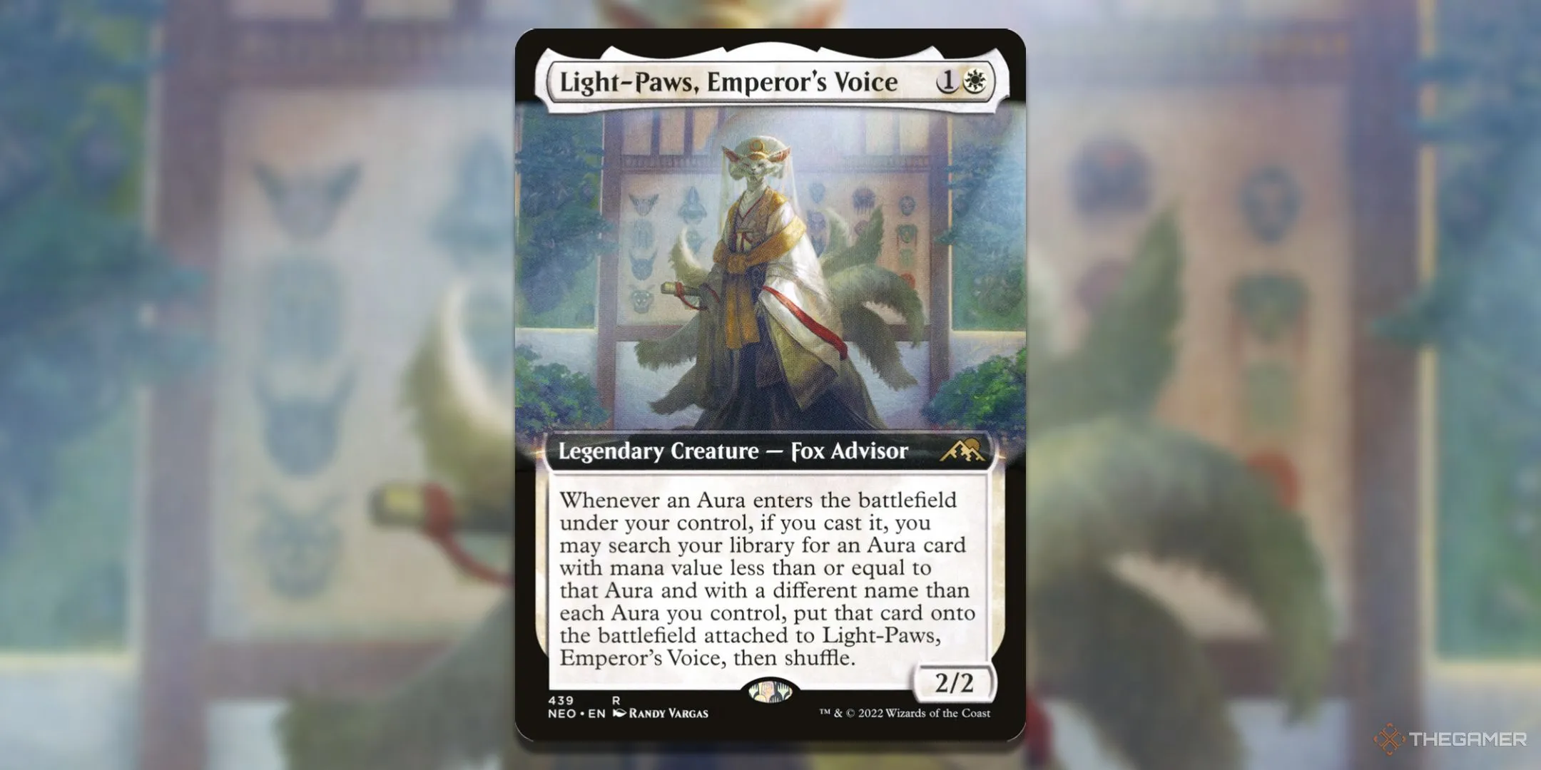 Thẻ bài Light-Paws, Emperor's Voice phiên bản mở rộng, tướng Commander thường thấy trong các deck Aura.