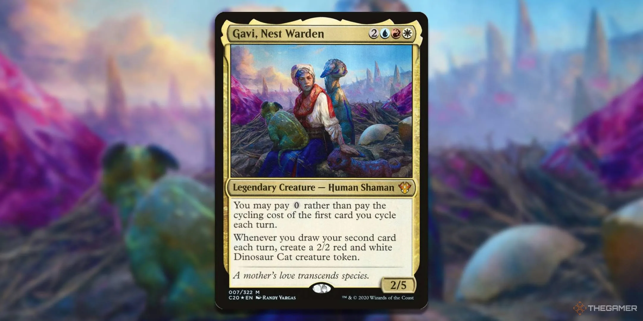 Thẻ Gavi, Nest Warden là Commander chính của bộ bài Timeless Wisdom trong MTG