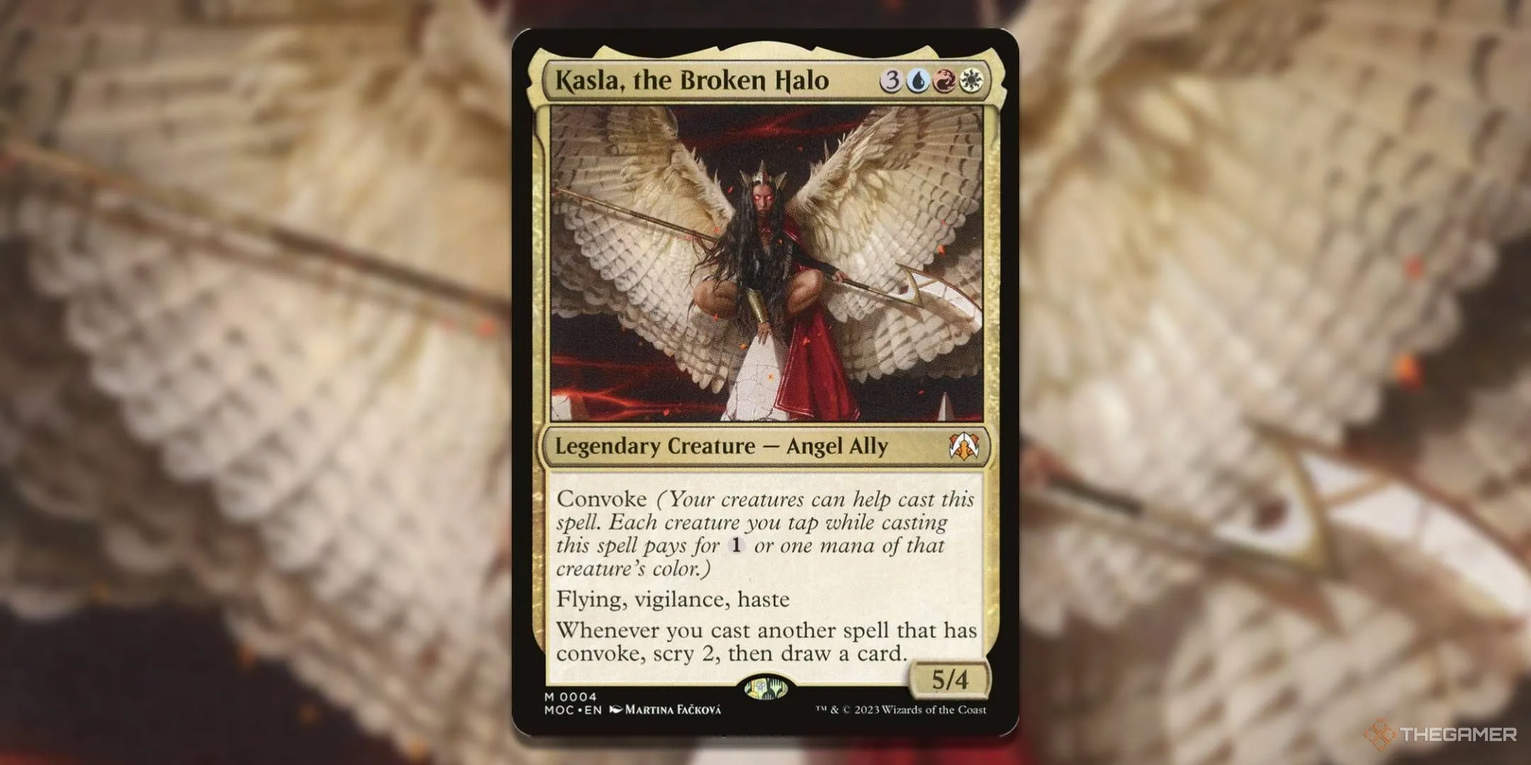 Thẻ Kasla, The Broken Halo trong bộ bài Divine Convocation với cơ chế Convoke trong MTG