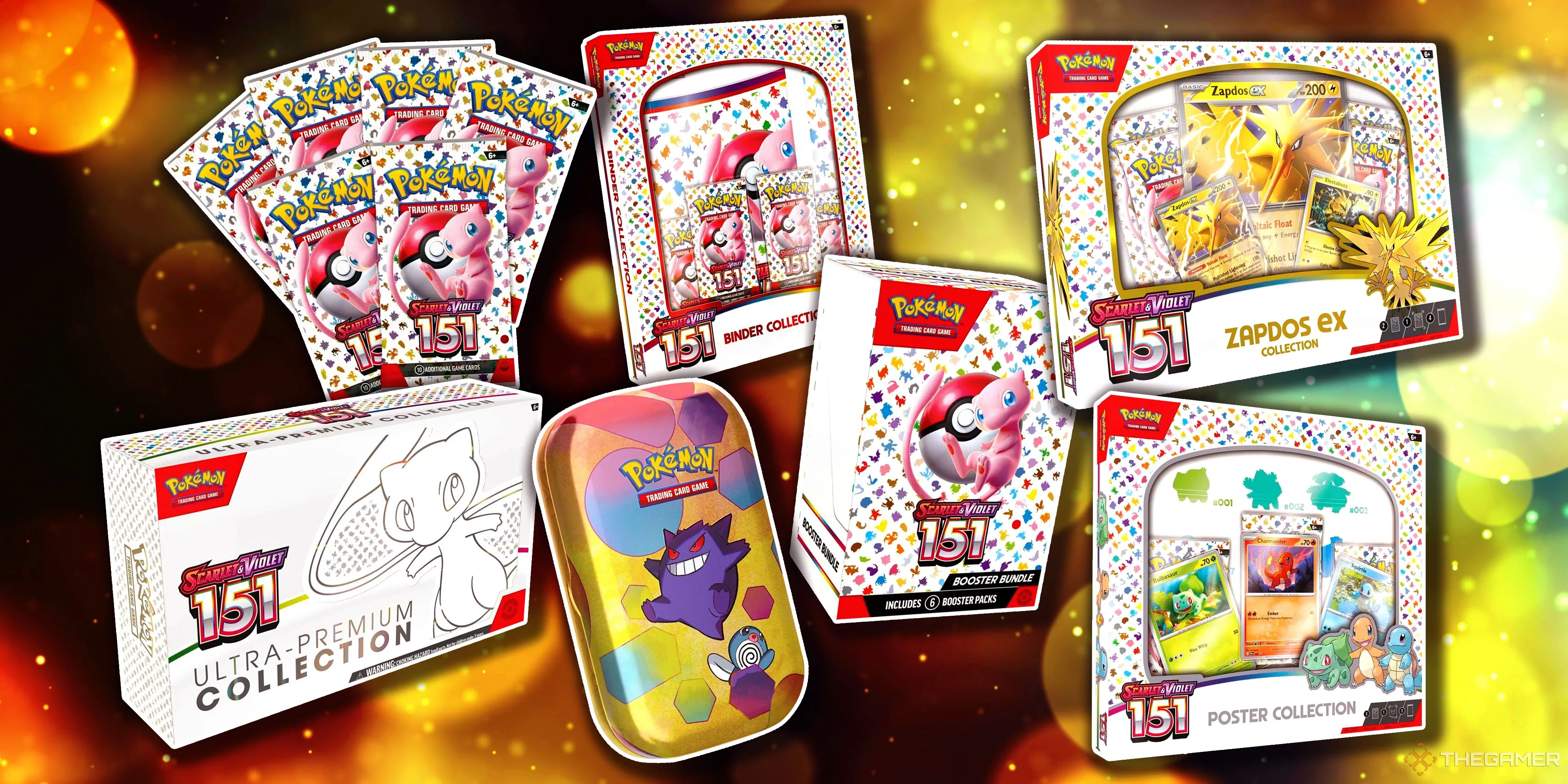 Tổng hợp các sản phẩm nổi bật của Bộ bài Pokemon TCG Scarlet & Violet 151