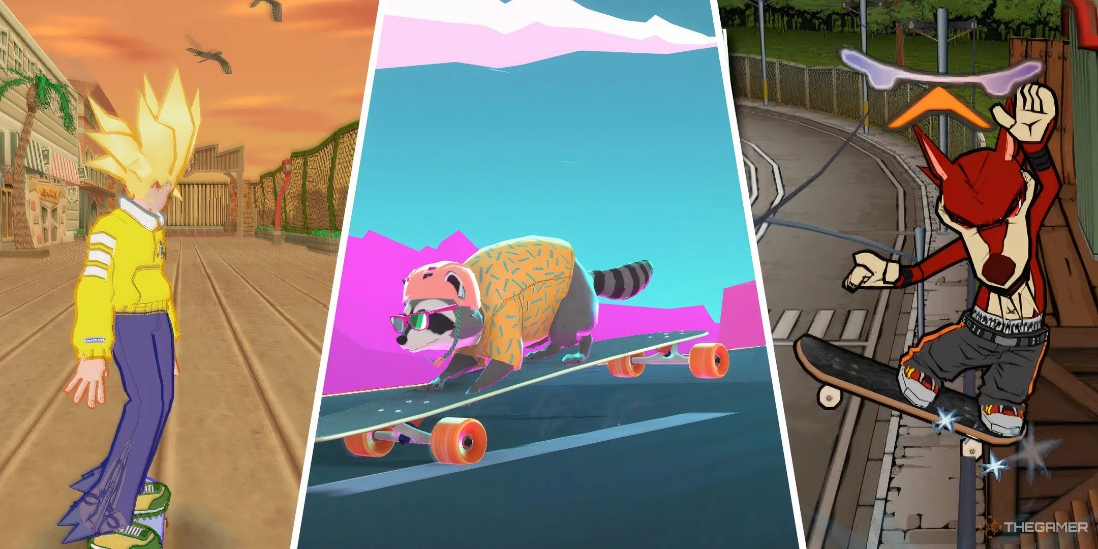Tuyển tập các tựa game trượt ván độc đáo ít người biết như Yanya Caballista, City Skater, Go Go Hypergrind và Tanuki Sunset.