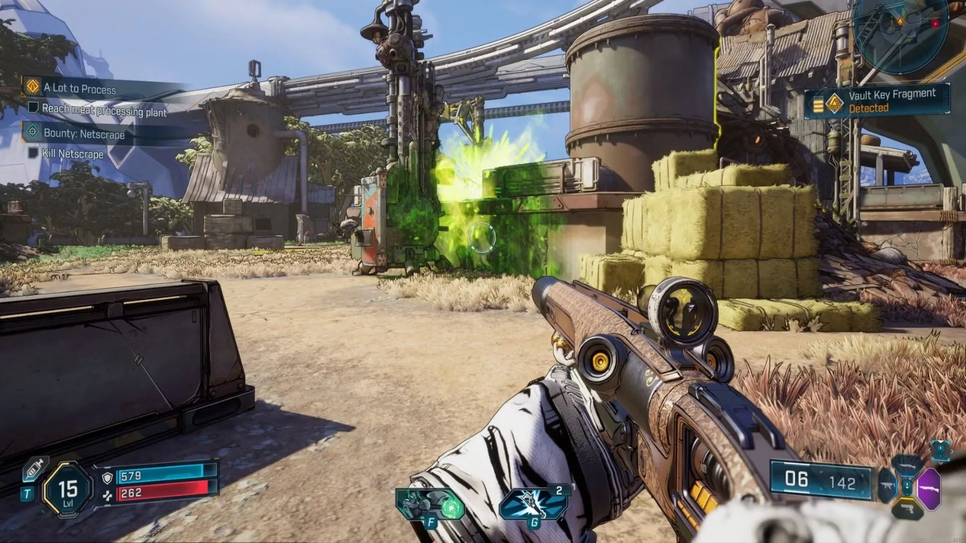 Cảnh quan Fadefields sống động với đồ họa Unreal Engine 5 trong Borderlands 4