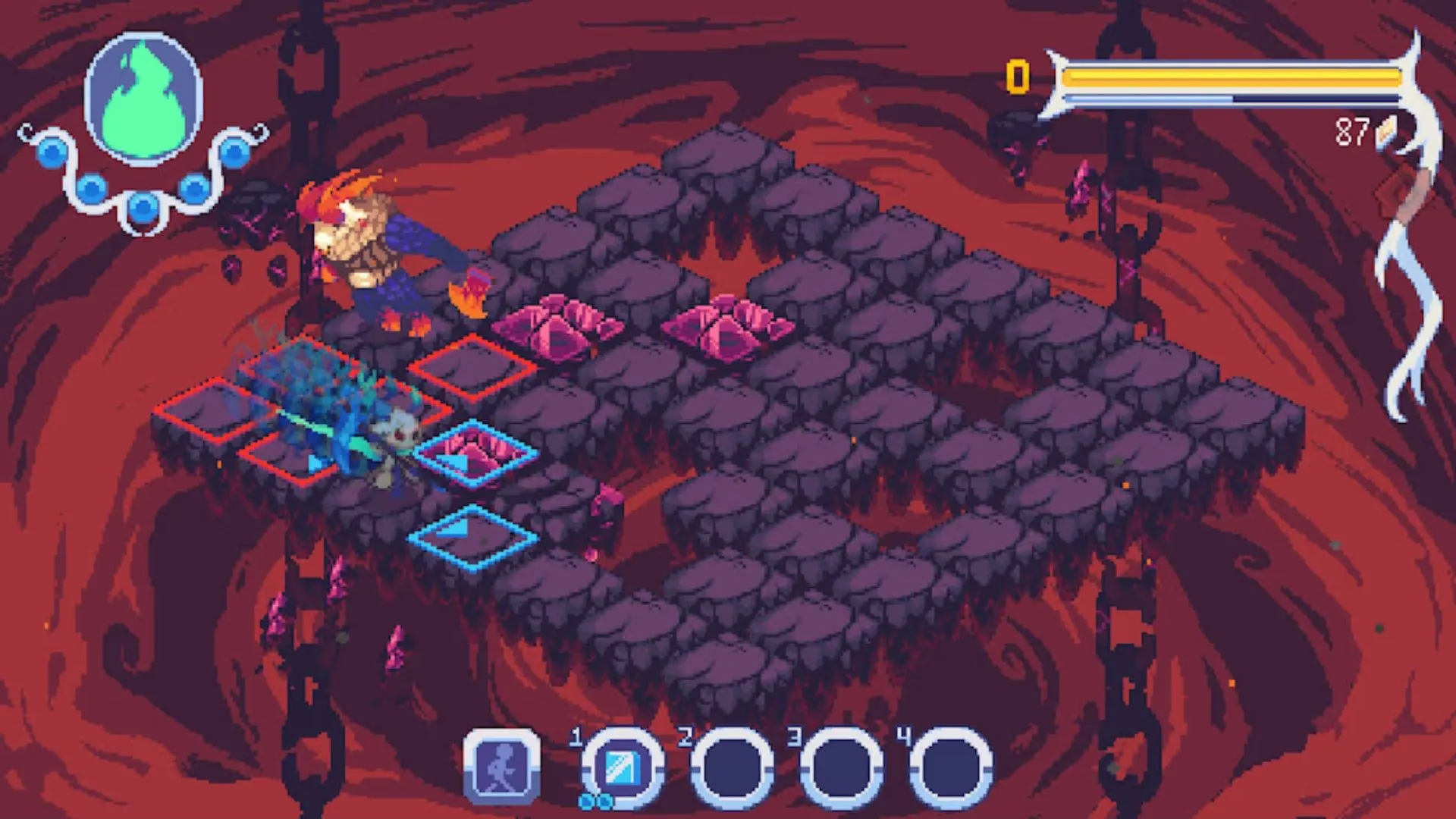 Evertried: Chiến binh cô độc trong một thế giới sau cái chết đầy thử thách isometric roguelike