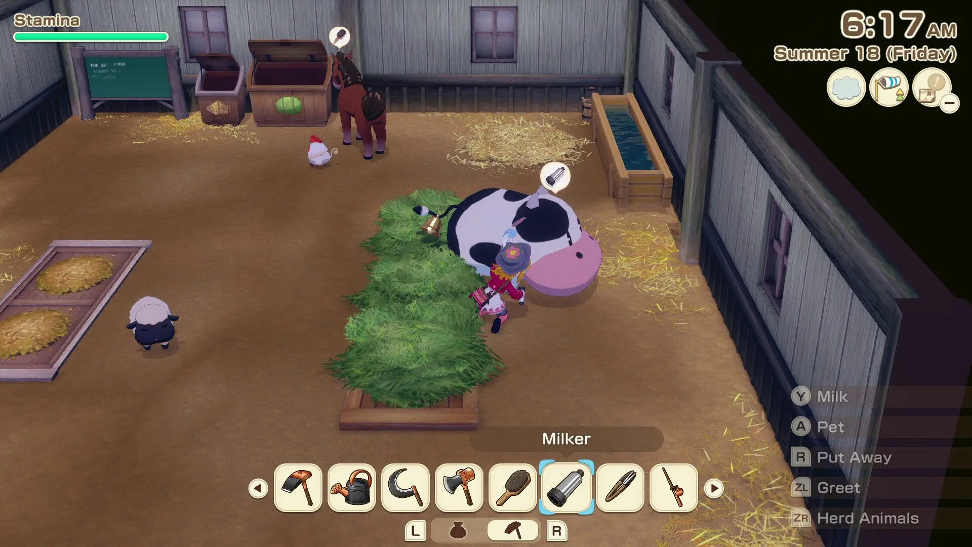 Gian hàng rực rỡ sắc màu tại khu chợ Grand Bazaar nhộn nhịp trong Story of Seasons