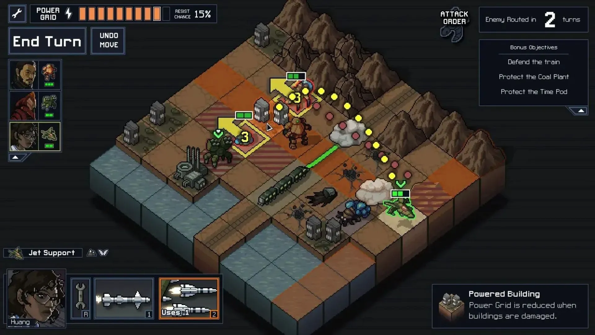 Into the Breach: Đội mechs bảo vệ thành phố khỏi quái vật Vek khổng lồ trong game chiến thuật turn-based