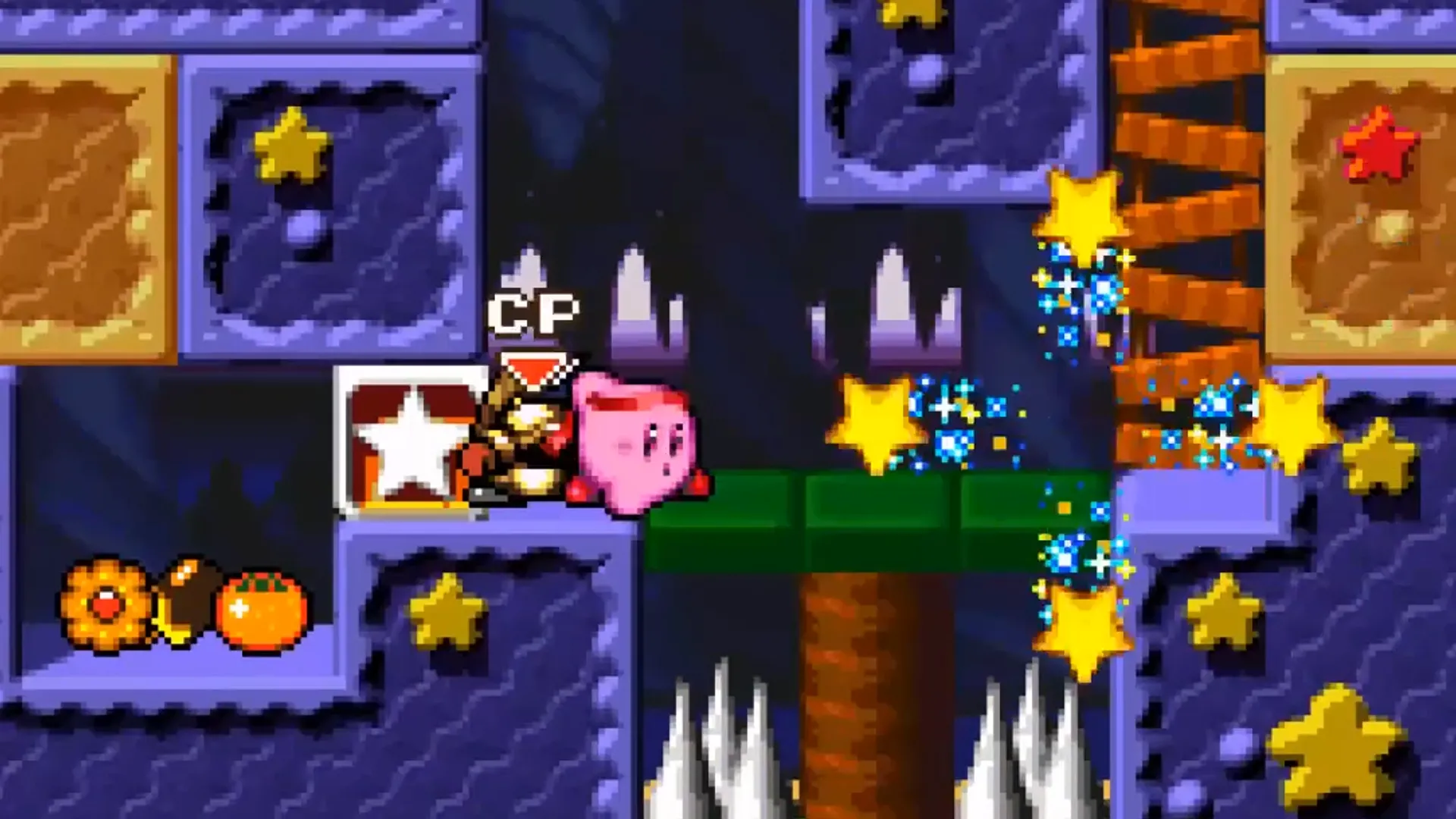 Kirby Fighter đánh bại kẻ thù trong Kirby Super Star