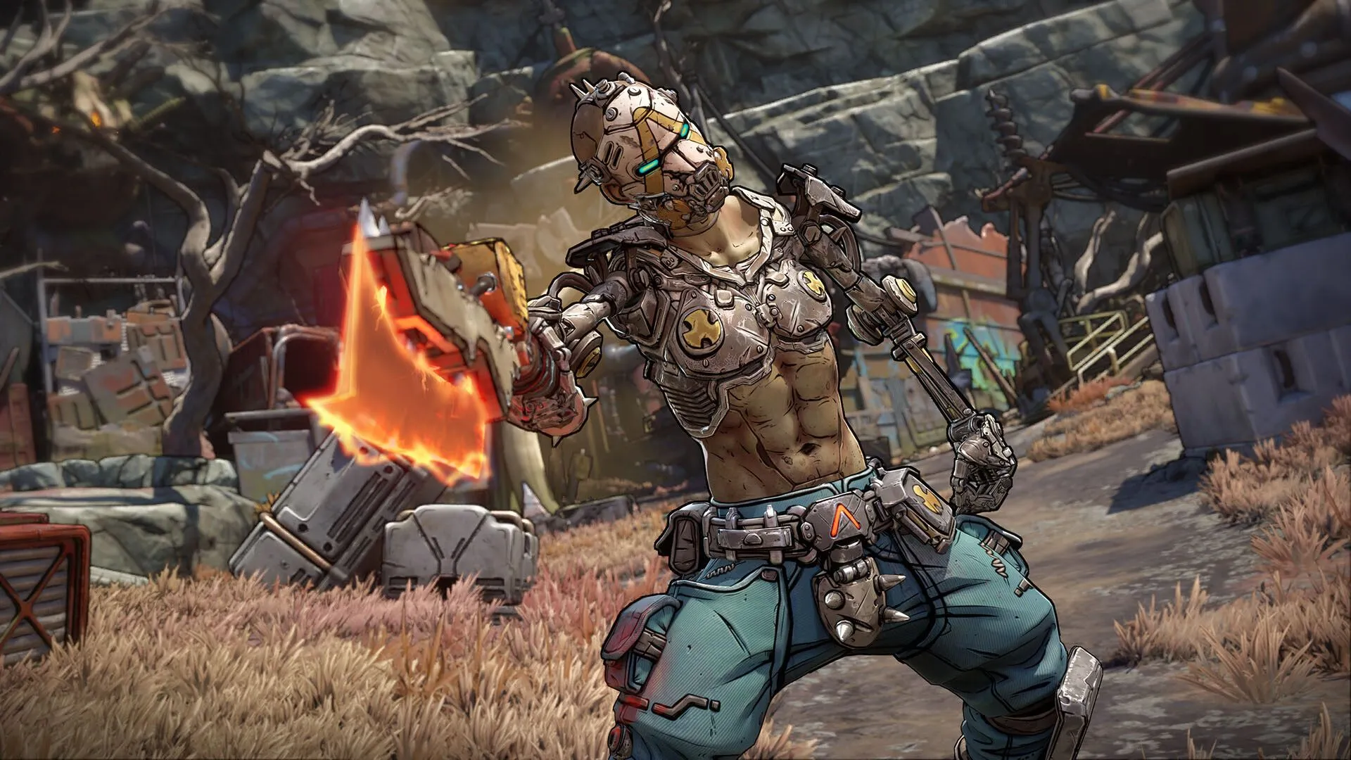 Một cảnh gameplay ấn tượng trong Borderlands 4, nơi Vault Hunter đối mặt với kẻ thù trong một trận chiến đầy kịch tính.