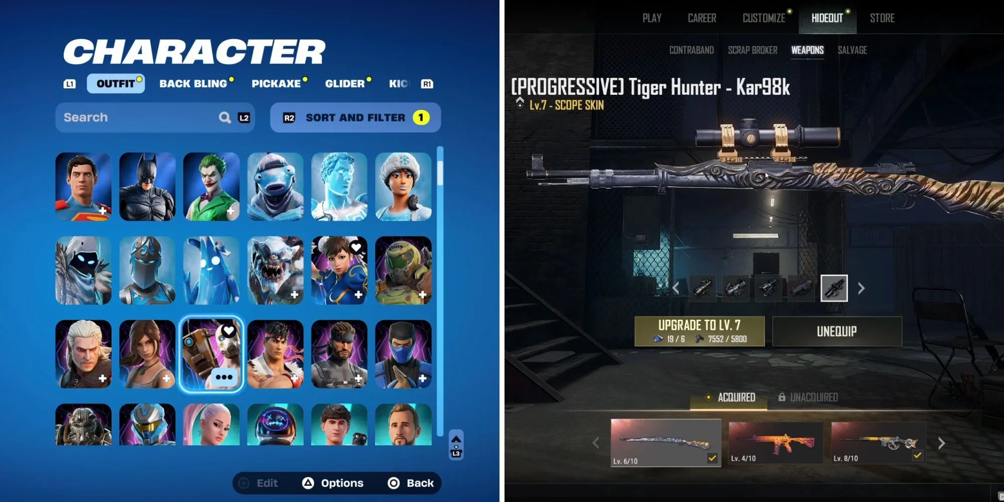 Nhân vật Fortnite với trang phục độc đáo và emote sống động, thể hiện sự đa dạng về tùy chỉnh