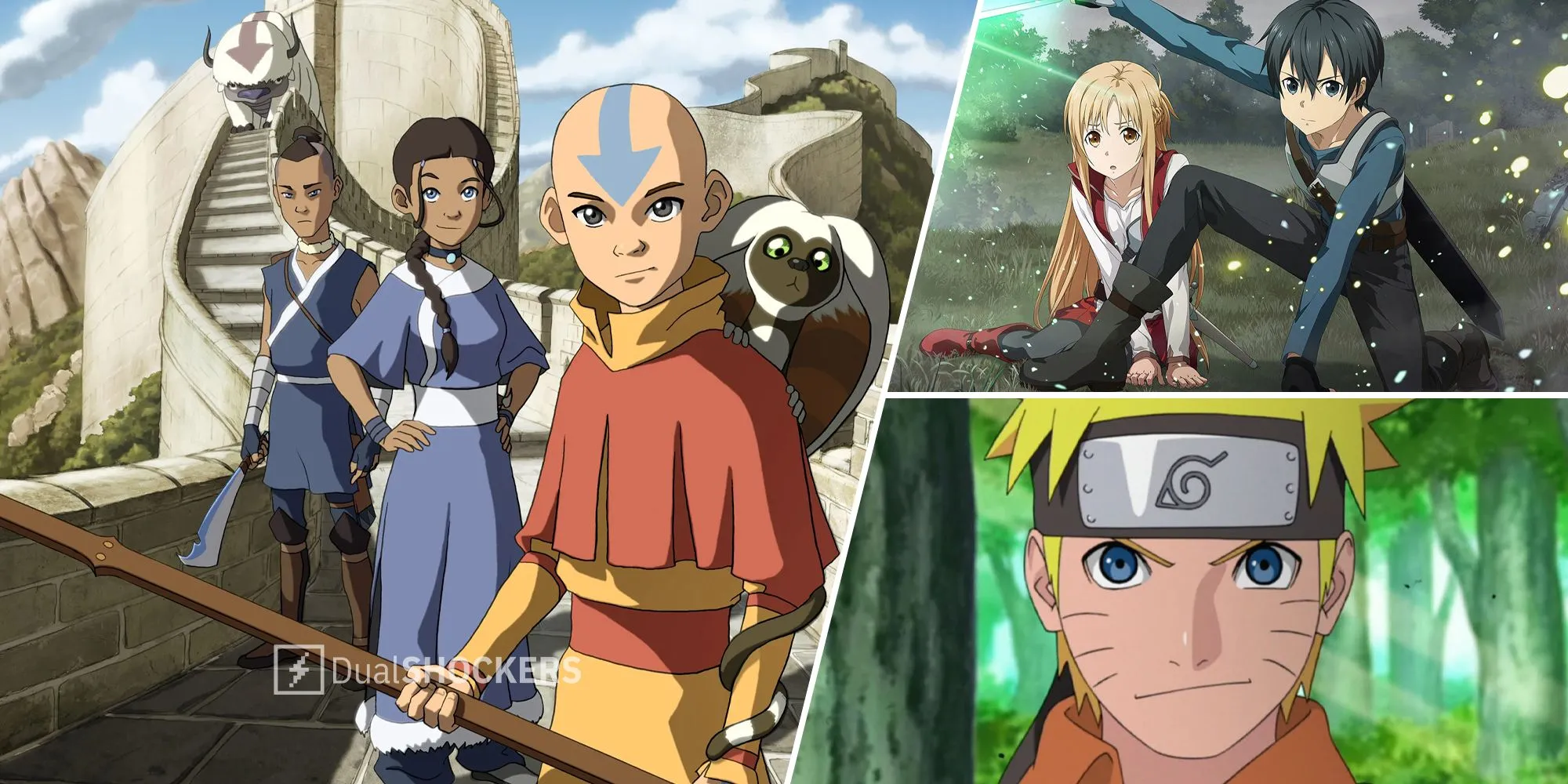 Những bộ anime có cốt truyện sâu sắc và hành trình phiêu lưu hấp dẫn như Fullmetal Alchemist, Naruto, Sword Art Online.