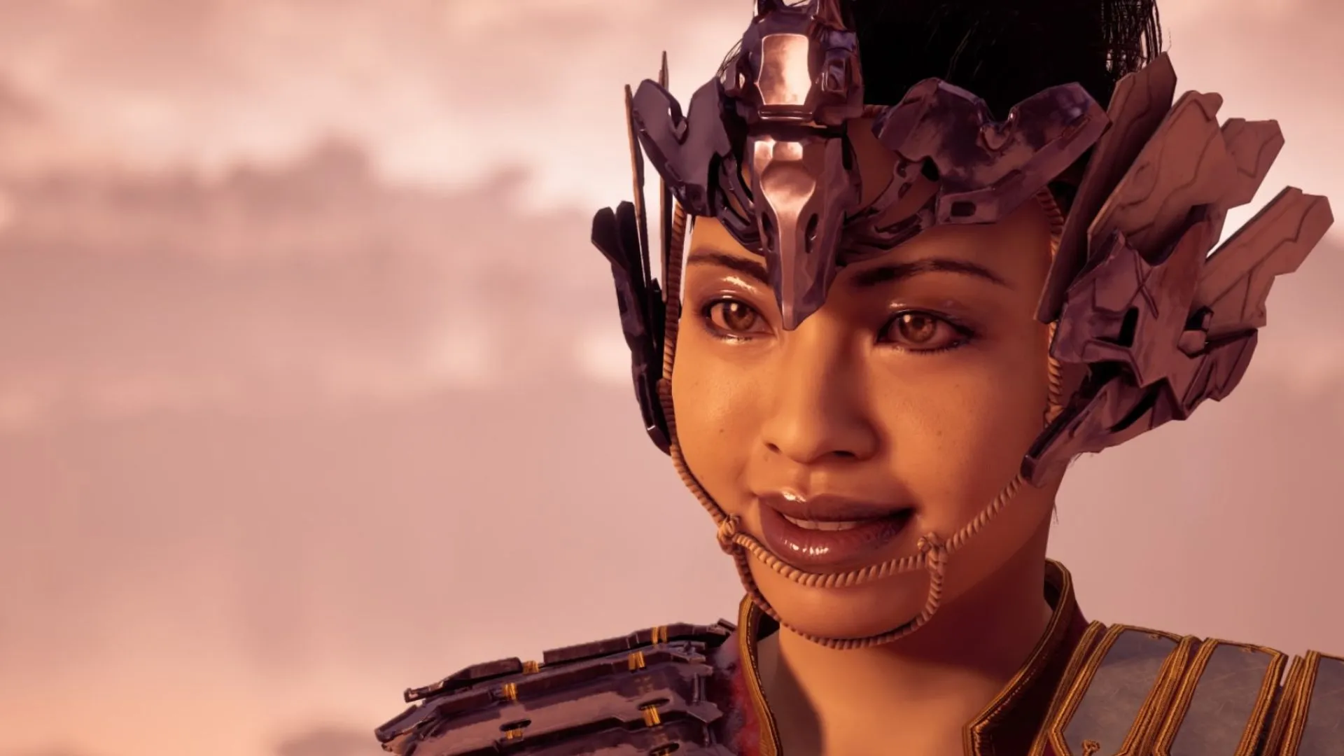 Talanah, nữ thợ săn dũng cảm của Carja, trong Horizon Zero Dawn