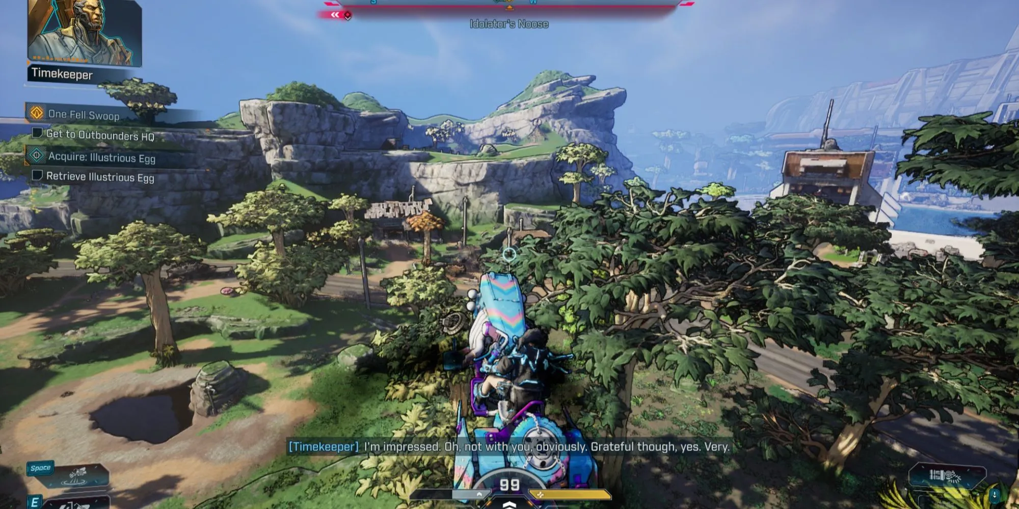 Vault Hunter sử dụng kỹ năng dash để né đòn trong Borderlands 4